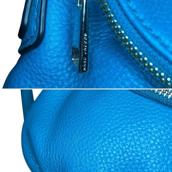 Marc Jacobs Natasha Hobo Vibrant Blue Crossbody Bag - Picture 9 of 11